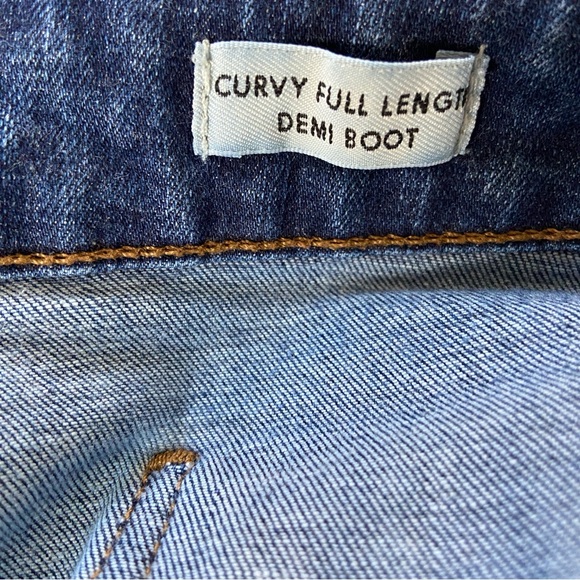 J. Crew Curvy Full Length Demi Boot Jeans - Blue - Picture 6 of 7